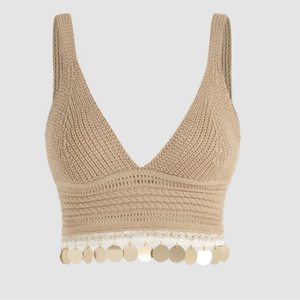 NWOT Cider Tassel Knit Top- Size XL